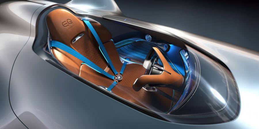 Интерьер Mercedes-Benz Vision EQ Silver Arrow 2018 года  (фото 23 из 34)